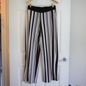 Jones New York Striped Wide Leg Pant